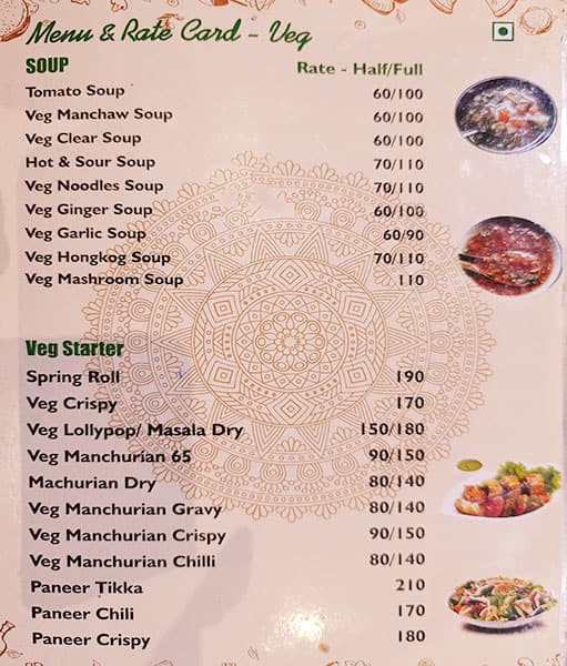Menu of Magic Chilli Chinese Restaurant, Mumbra, Thane