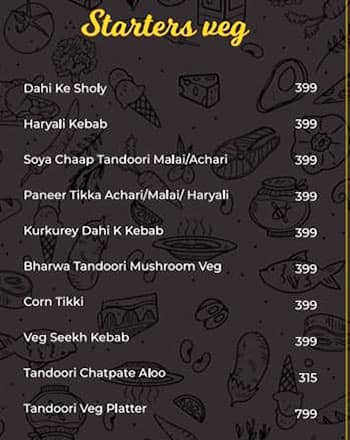 Menu of Nior, Indirapuram, Ghaziabad