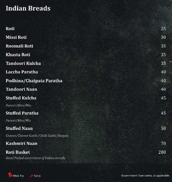 Horn Ok Please menu