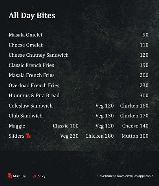 Horn Ok Please menu