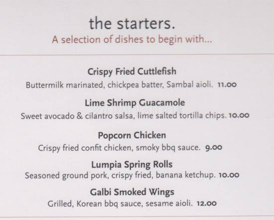The Craft Brasserie &amp; Grille Menu - Urbanspoon/Zomato