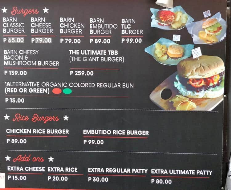 The Burger Barn Moonwalk Paranaque City क म न Zomato