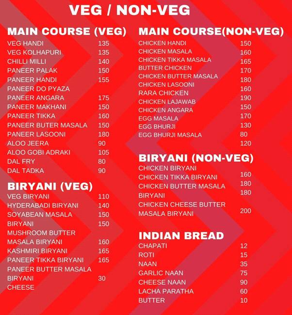 Menu of Bombay Indian Kitchen, Andheri Lokhandwala, Andheri West, Mumbai