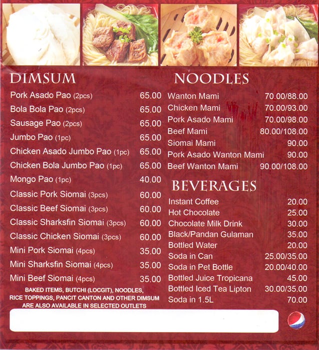 Menu At Kowloon House Restaurant Manila TM Kalaw   3cbf8f72ba0d5a5f650ff1056e2d4bc0 