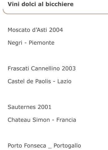 Menu di Cinecafe 