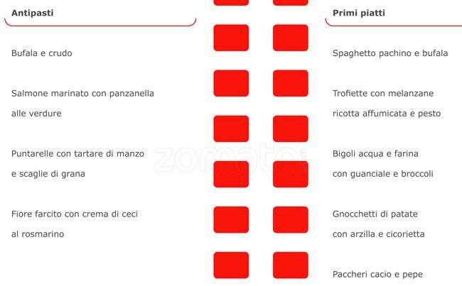 Menu di Cinecafe 