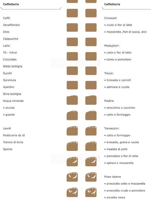 Menu di Cinecafe 
