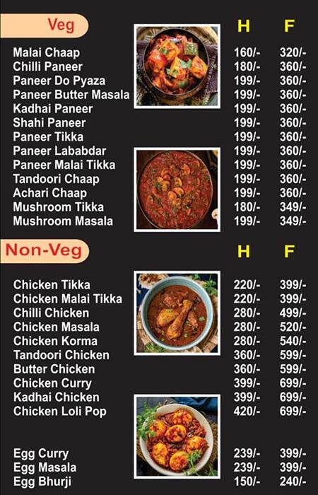 Menu of Food Spicy, Omega 2, Greater Noida