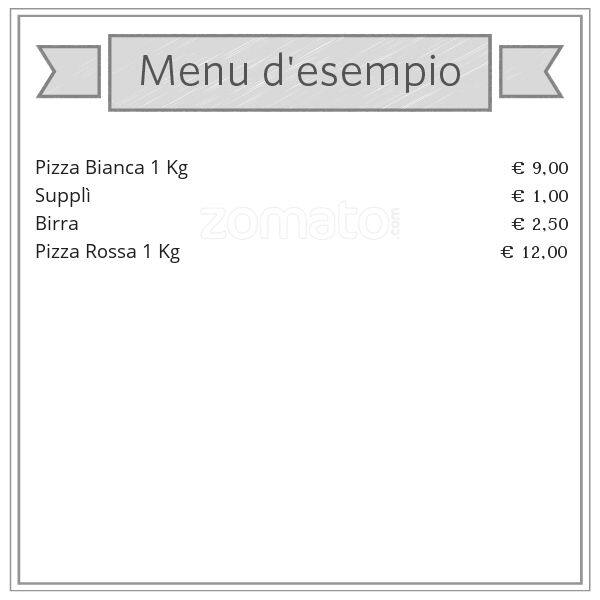 Menu di Pizza by Michele 