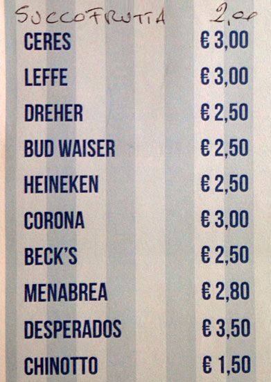 Menu di 466 Cafè 