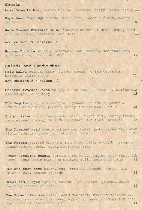 Menu At Origin Kitchen Bar Dallas Menu At Origin Kitchen Bar Dallas