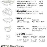 Panda Express Menu Menu For Panda Express Stapleton Denver Panda Express Menu Menu For Panda Express Stapleton Denver
