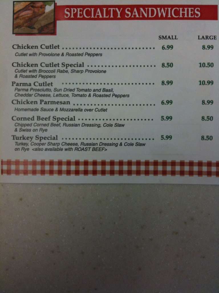 Menu at RoLynn Deli desserts, Brookhaven