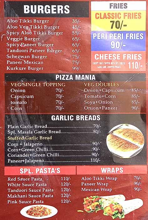 Menu at The cheesy mates, Ghaziabad, H