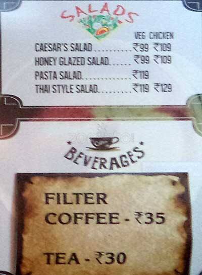 Square Ruth Menu at Square Ruth, Bengaluru, Phoenix Market City