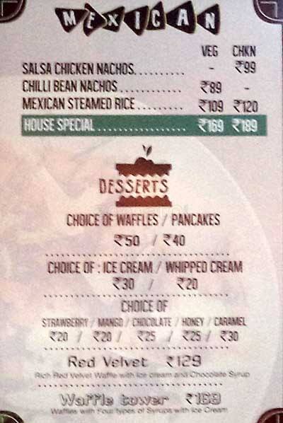Square Ruth Menu at Square Ruth, Bengaluru, Phoenix Market City