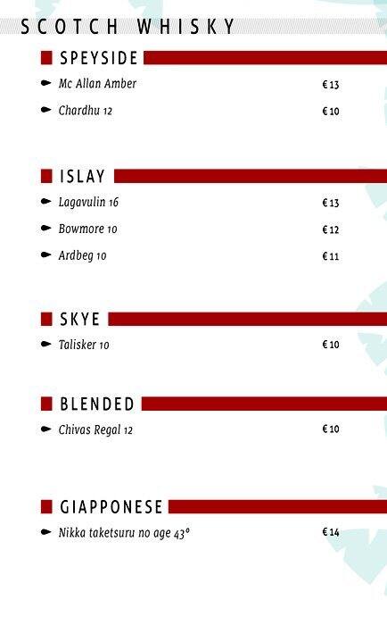 Menu di J. Percorsi 