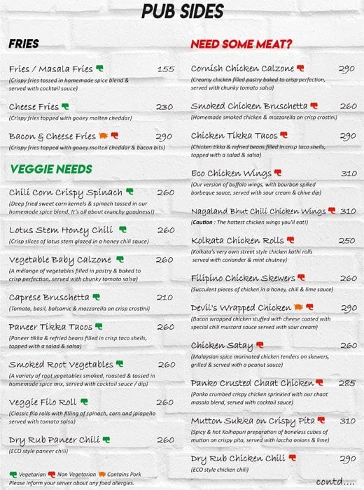 Elephant & Co. a Pune Foto del Menu con Prezzi Zomato