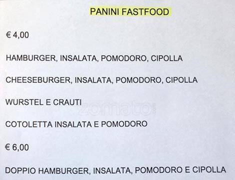 Menu di Caipiroska 