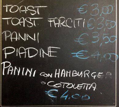 Menu di Caipiroska 