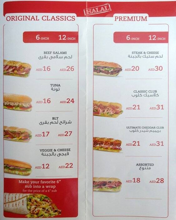 Mr. Sub Menu, Menu for Mr. Sub, Umm Hurair, Dubai - Zomato