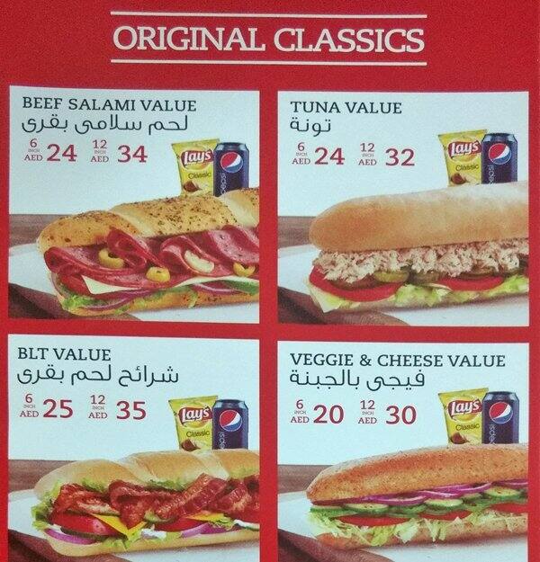 Mr. Sub Menu, Menu for Mr. Sub, Umm Hurair, Dubai - Zomato