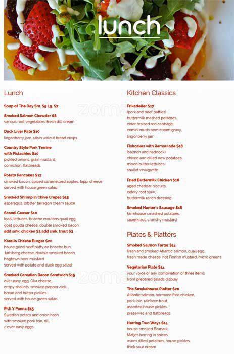 Karelia Kitchen menu