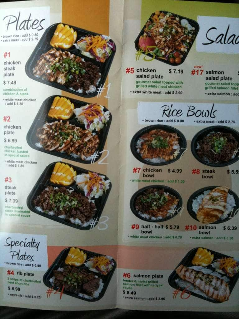 Waba Grill Delivery Menu Food Delivery Anaheim