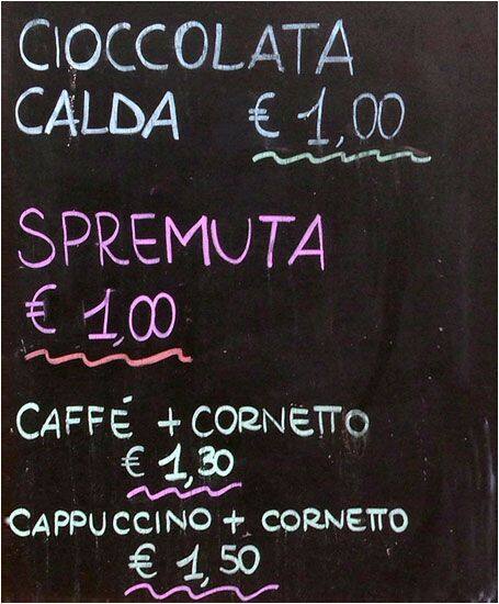 Menu di Marta's Bar 