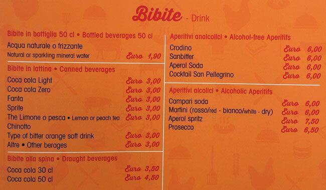 Menu di Johnny Gallo 