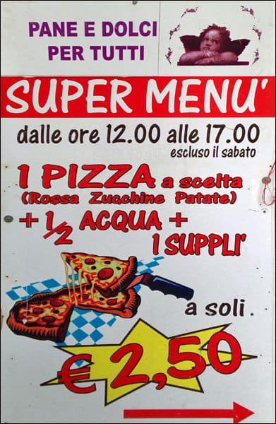 Menu di Pane E Dolci Per Tutti Srl 