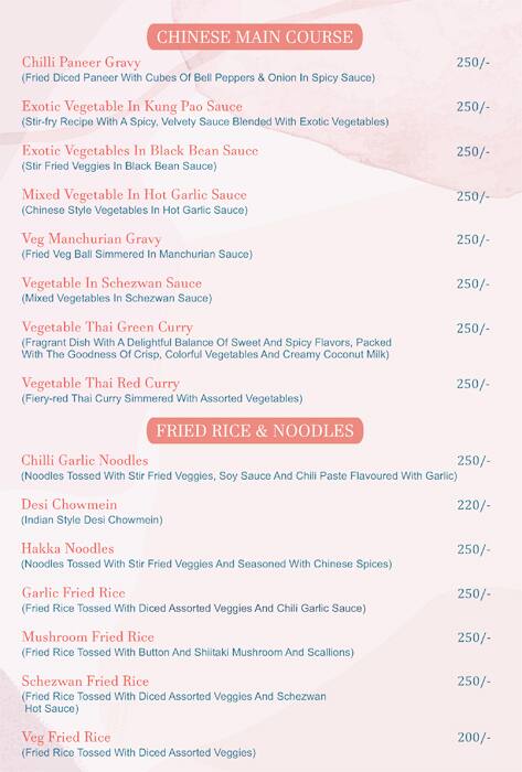 Pick-A-Thali menu