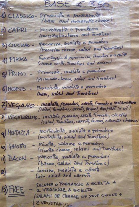 Menu di Not Only Bread 