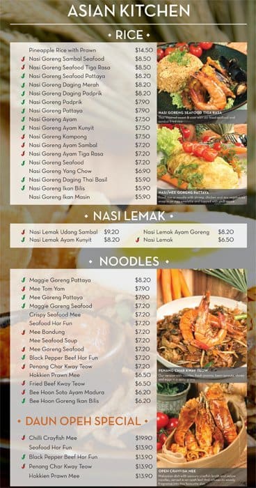 Spize Menu, Menu for Spize, Tanglin, Singapore - Zomato Singapore