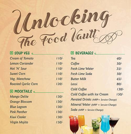 Menu at Solitaire Restaurant, Indore