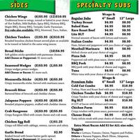Papa Noel S Pizzeria Deli Menu