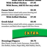 Papa Noel S Pizzeria Deli Menu