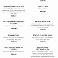 To Gather Cafe Menu Menu For To Gather Cafe Bedok Singapore To Gather Cafe Menu Menu For To Gather Cafe Bedok Singapore