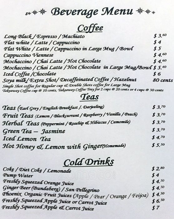 Cafe. 51 Menu.pdf Menu at Cafe 51, Wellington