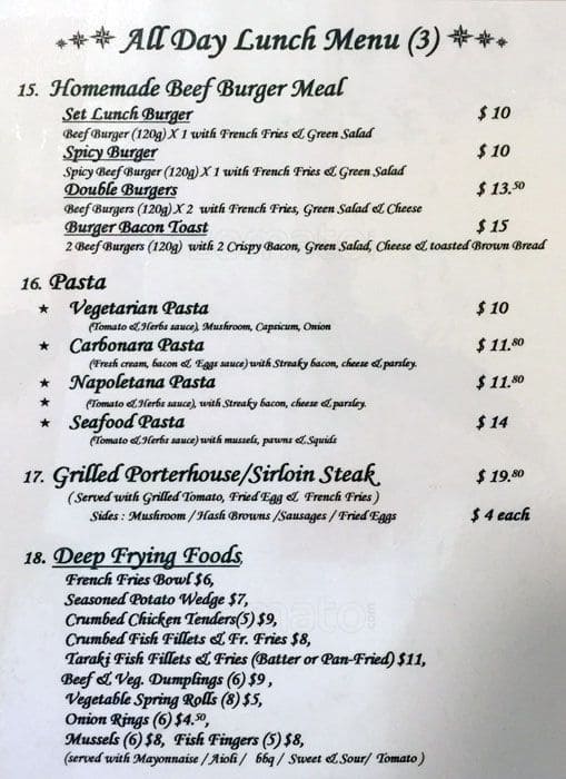 Cafe. 51 Menu.pdf Menu at Cafe 51, Wellington