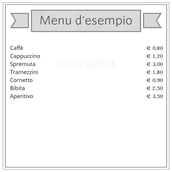 Menu di Giufà Libreria Caffè 