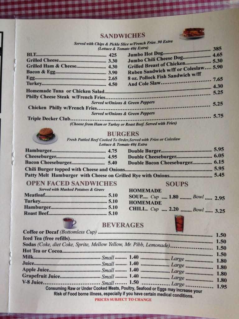 State Market Menu, Menu for State Market, Sanford, Orlando Urbanspoon