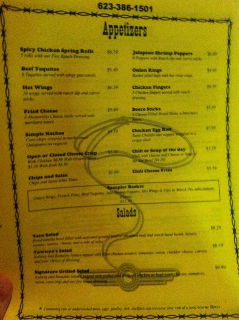 Tin Top Bar And Grill Menu Menu For Tin Top Bar And Grill