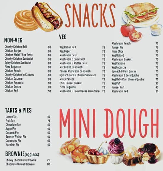 Knotty Dough Bakery & Cafe Menu Zomato