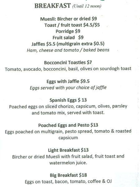 Gate 10 Menu Menu For Gate 10 Docklands Melbourne