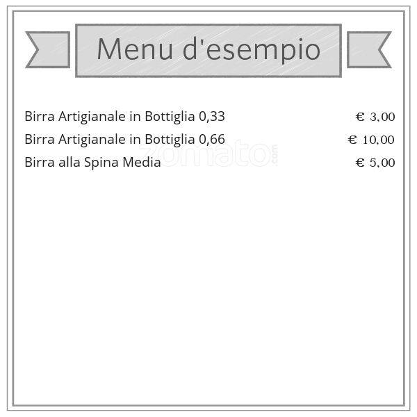 Menu di Barone Birra 