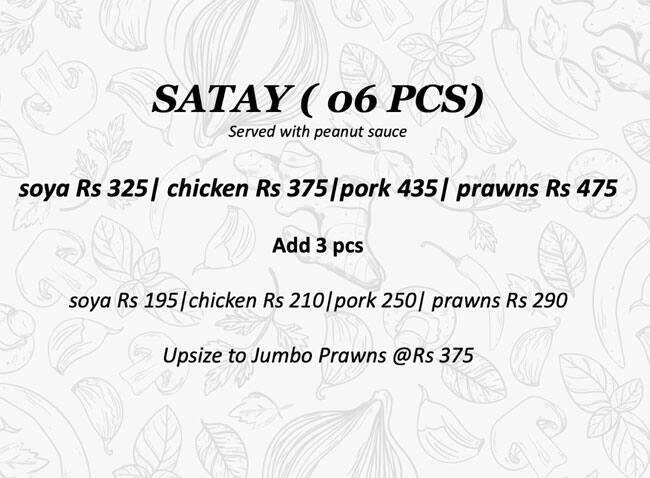 Menu at Kin Thai, Gurugram