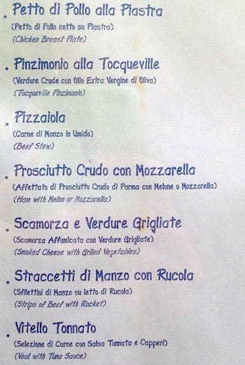 Menu di Tocqueville 13 