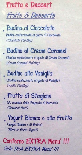 Menu di Tocqueville 13 