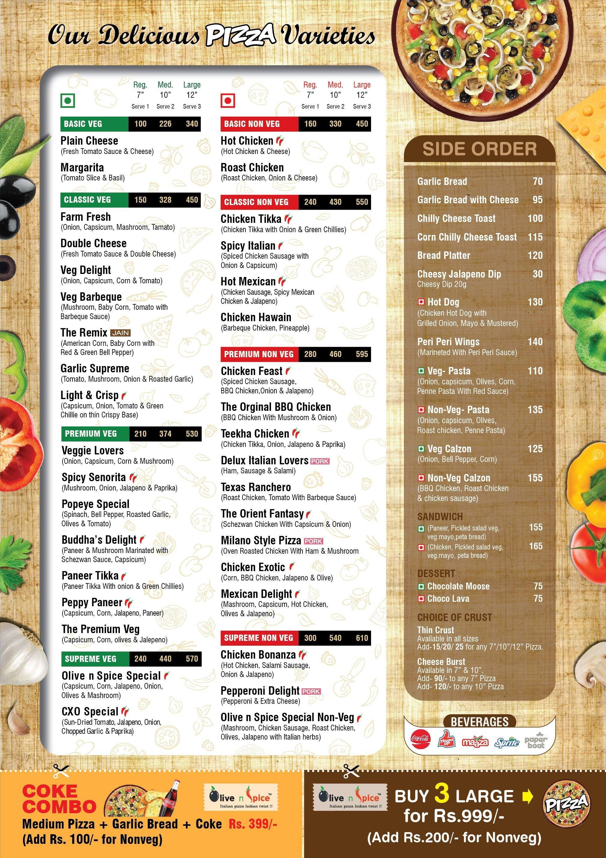 Olive N Spice Menu, Menu for Olive N Spice, Chembur, Mumbai Zomato